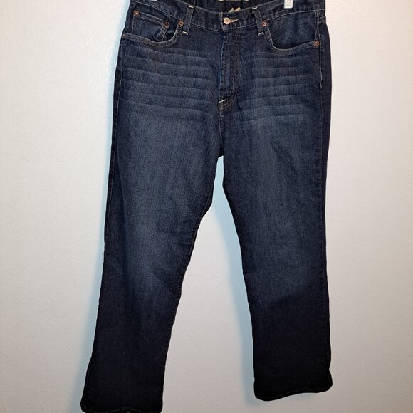 Lucky Brand Dungarees by Gene Montesano Classic fit Jeans Size 34 Short Inseam - Picture 7 of 12